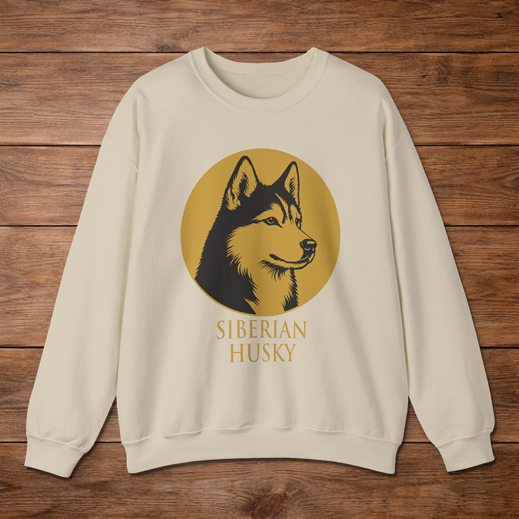 Siberian Husky — Heritage Medallion Crewneck