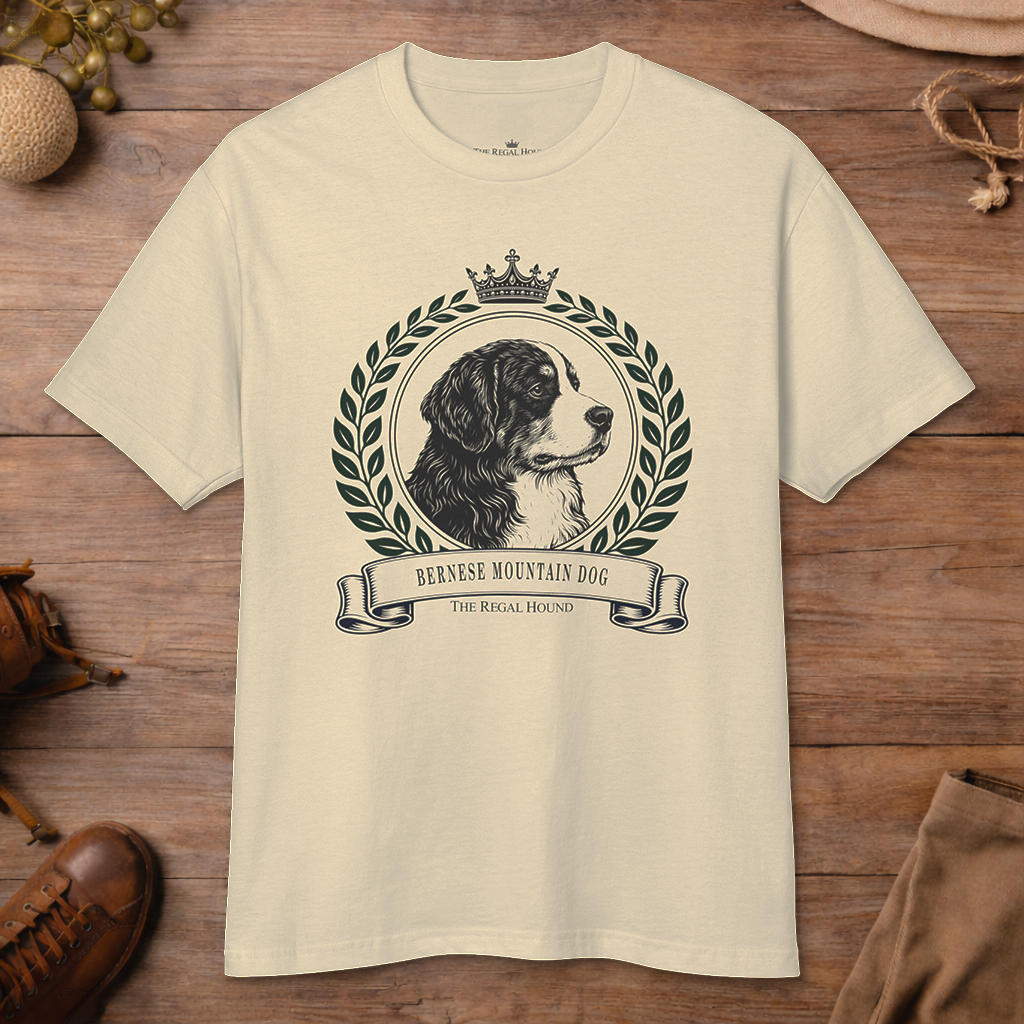 Bernese Mountain Dog — Heritage Crest Garment-Dyed Tee