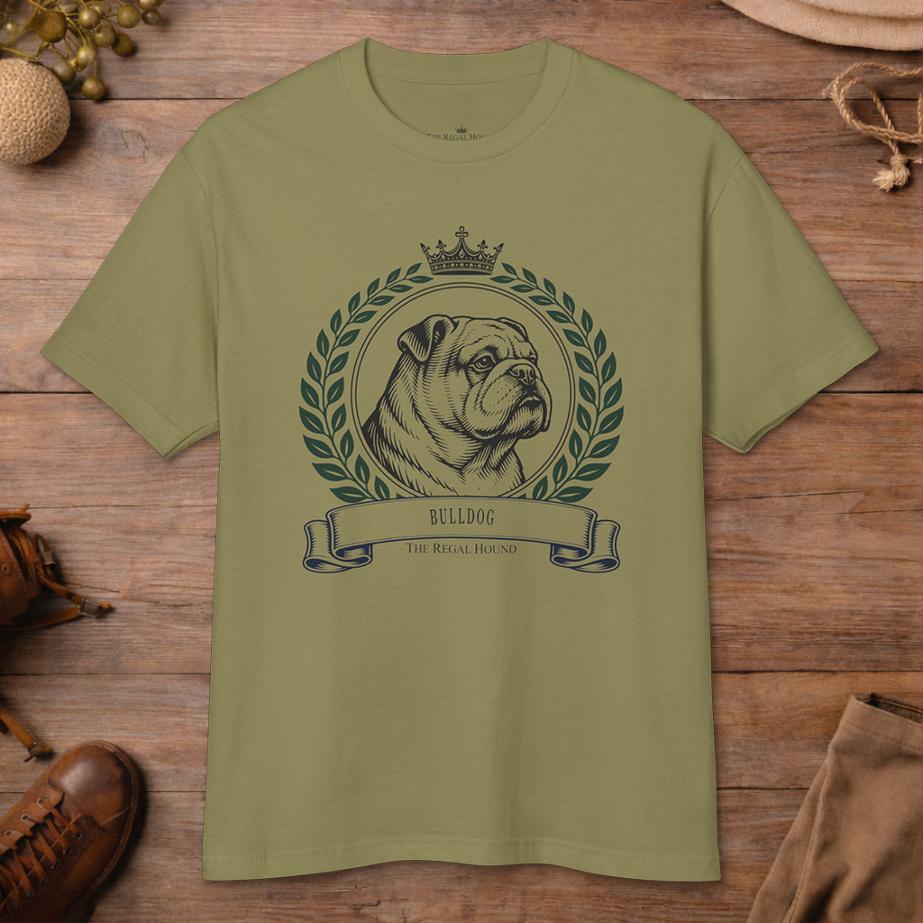 Bulldog — Heritage Crest Garment-Dyed Tee