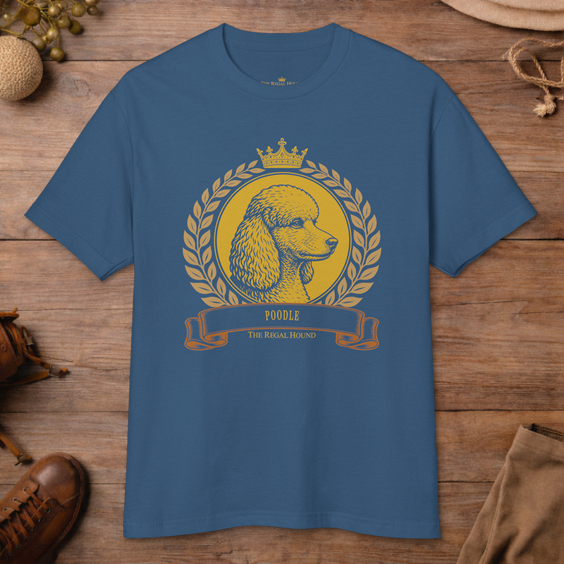 Poodle T-shirt — Heritage Crest Garment-Dyed
