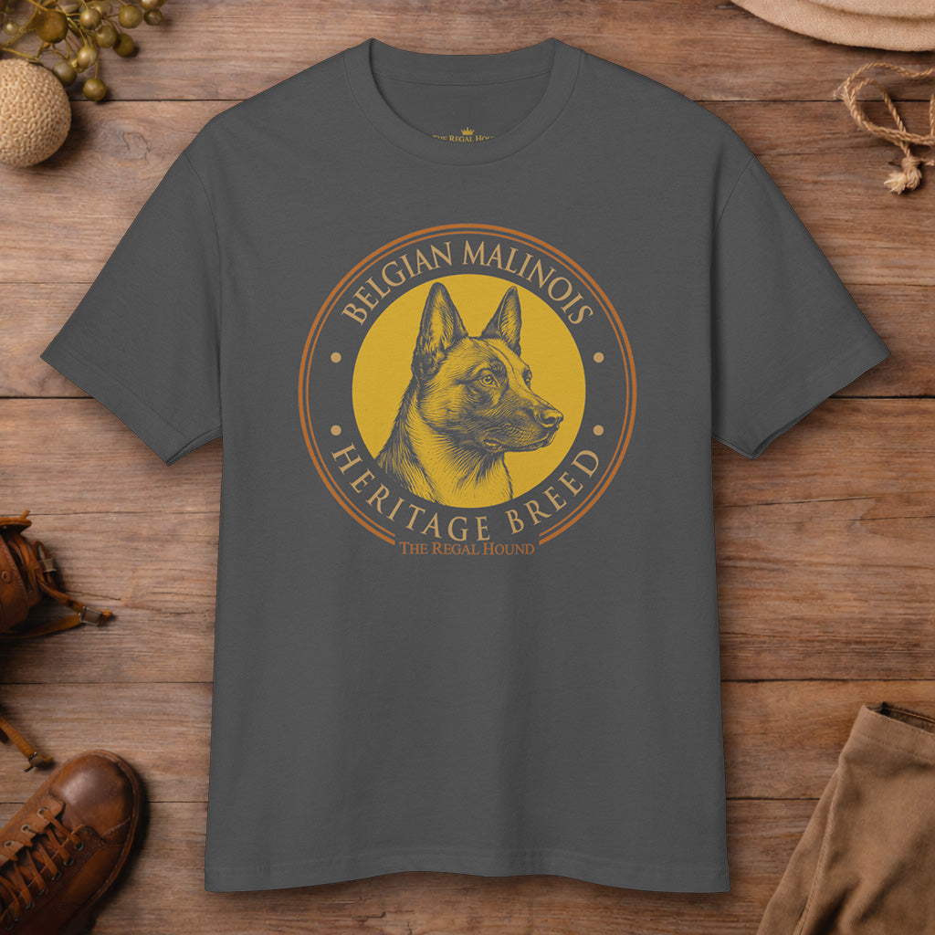 Belgian Malinois T-shirt - Heritage Badge Garment-Dyed