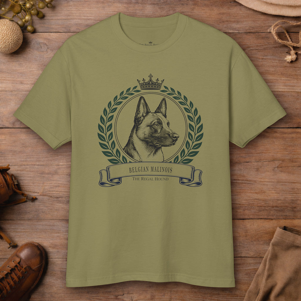 Belgian Malinois T-shirt - Heritage Crest Garment-Dyed