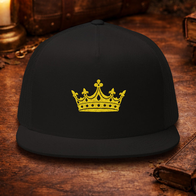 The Regal Hound Cap - Embroidered Crown