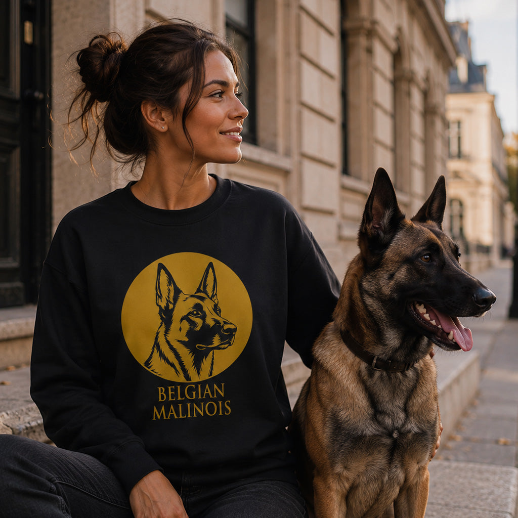 Belgian Malinois Crewneck - Heritage Medallion