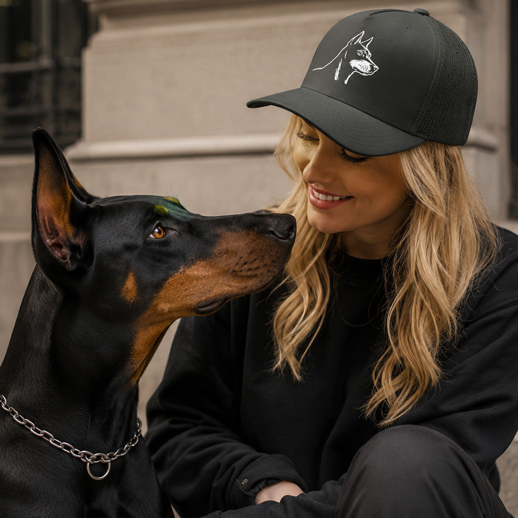 Doberman Cap — Embroidered Heritage Signature