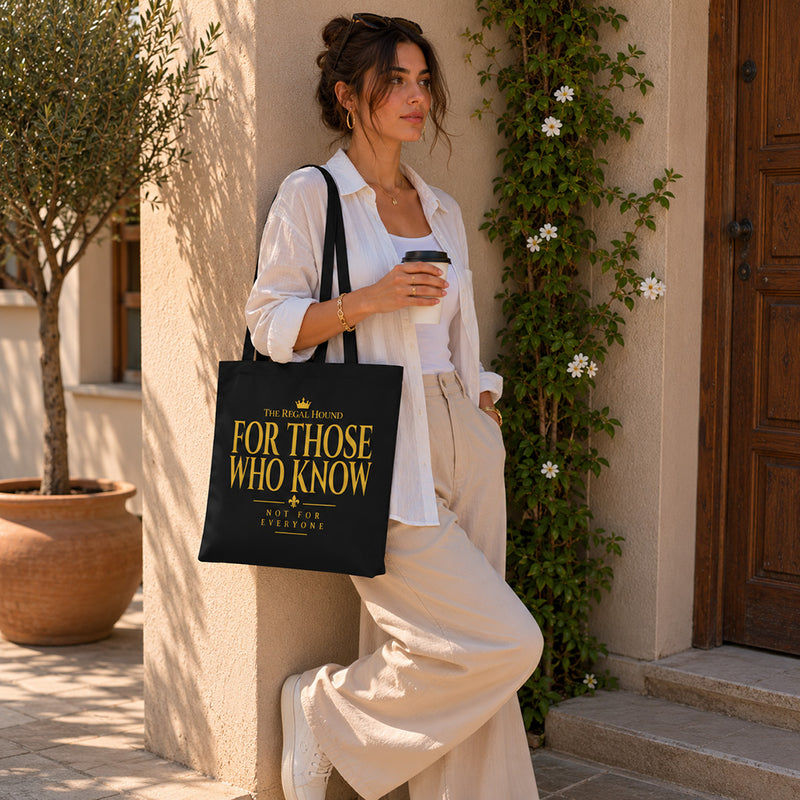 For Those Who Know Tote Bag - Heritage Typography