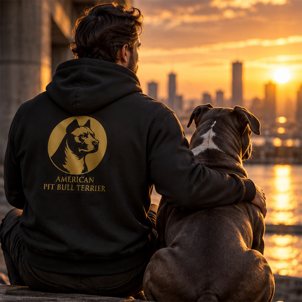American Pit Bull Terrier Hoodie — Heritage Medallion