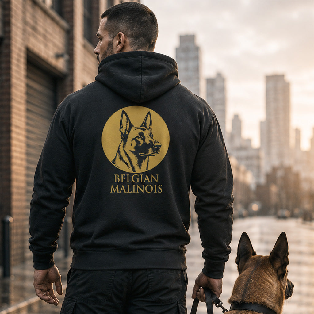 Belgian Malinois Hoodie - Heritage Medallion