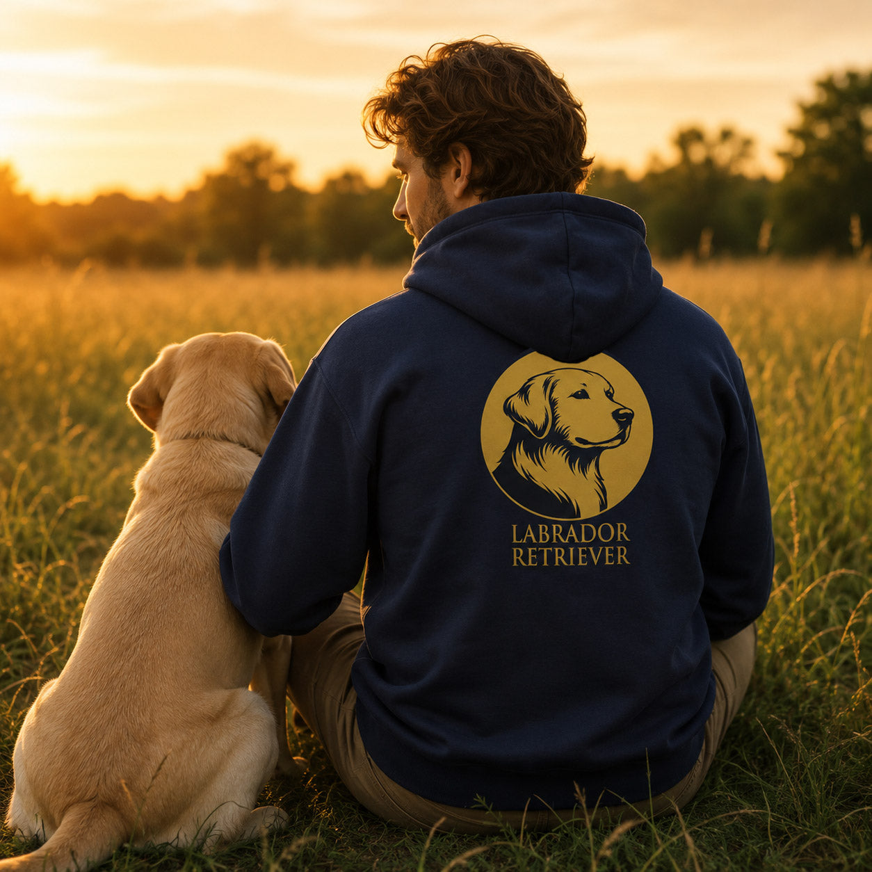 Labrador Retriever Hoodie — Heritage Medallion