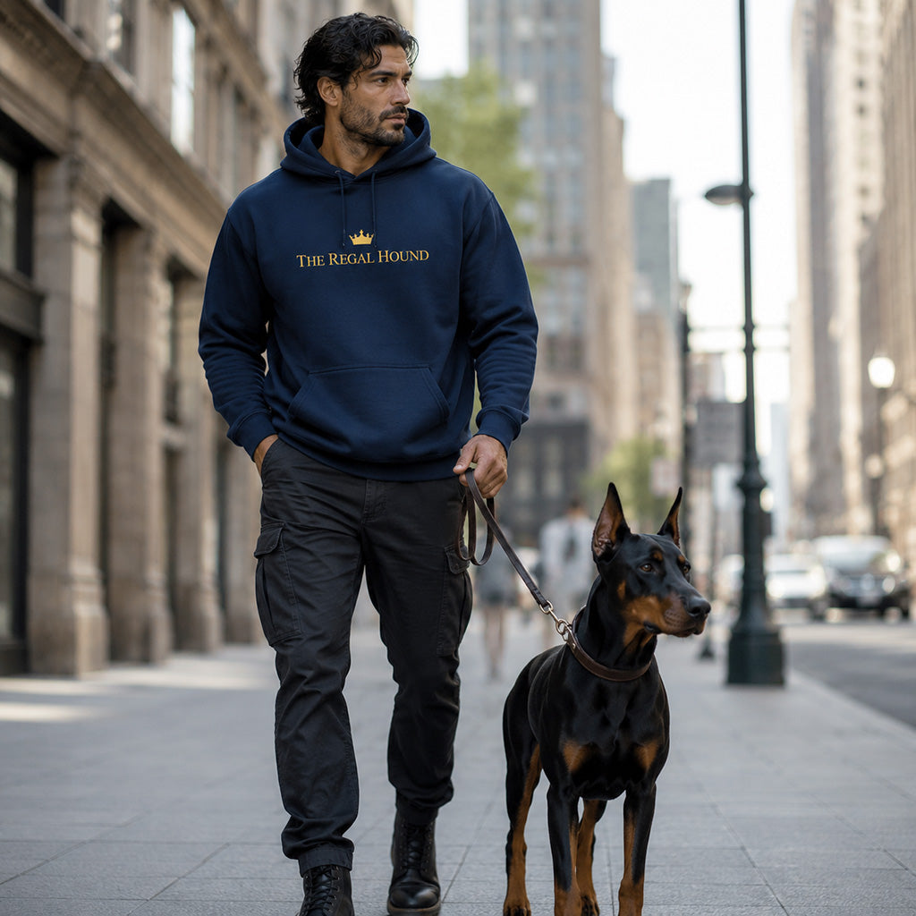 Doberman Hoodie — Heritage Medallion