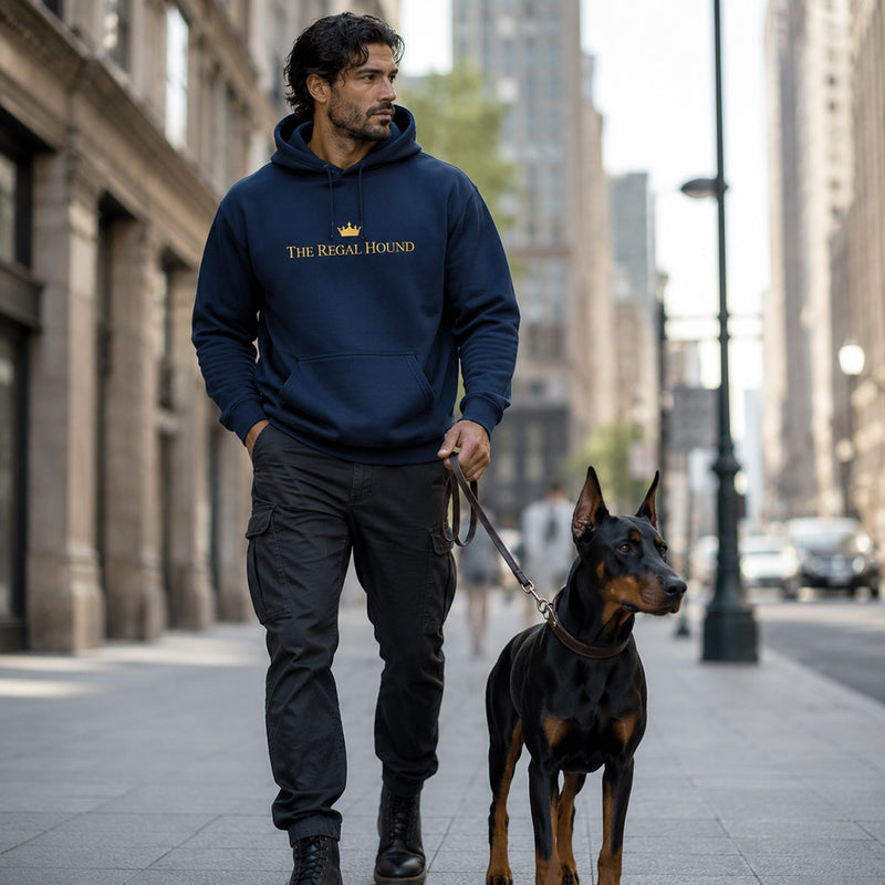 Doberman Hoodie — Heritage Medallion