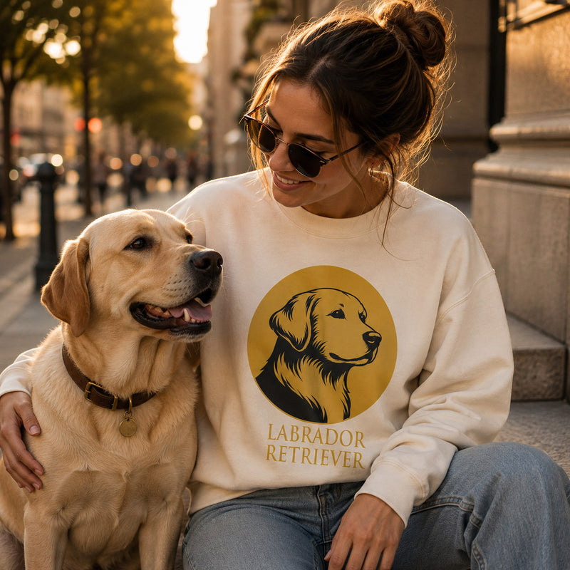 Labrador Retriever Crewneck — Heritage Medallion