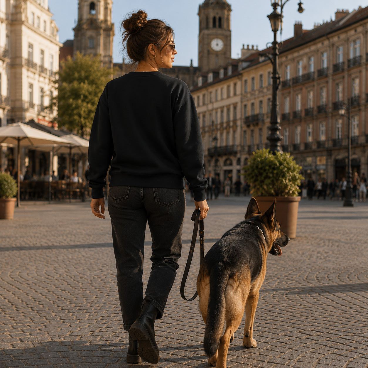 German Shepherd Crewneck — Heritage Medallion