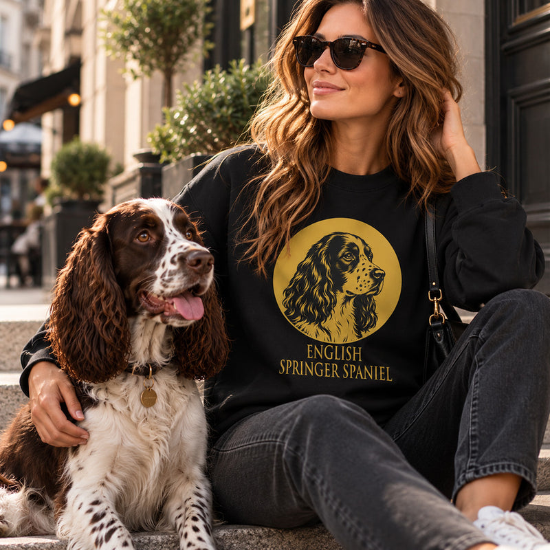 English Springer Spaniel Crewneck - Heritage Medallion