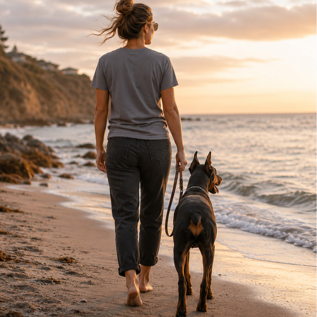 Doberman T-shirt — Heritage Badge Essential