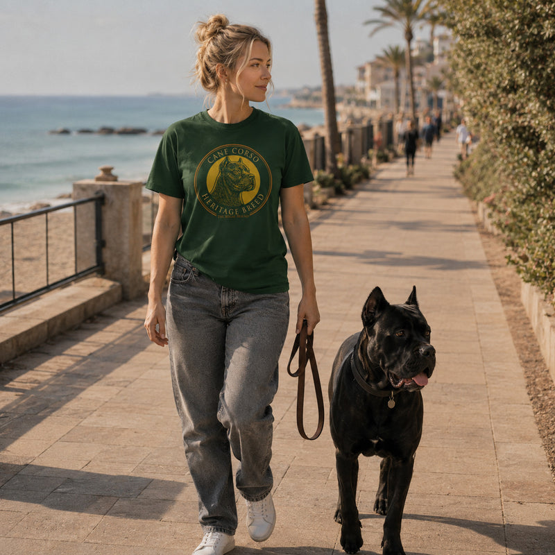Cane Corso T-shirt — Heritage Badge Essential