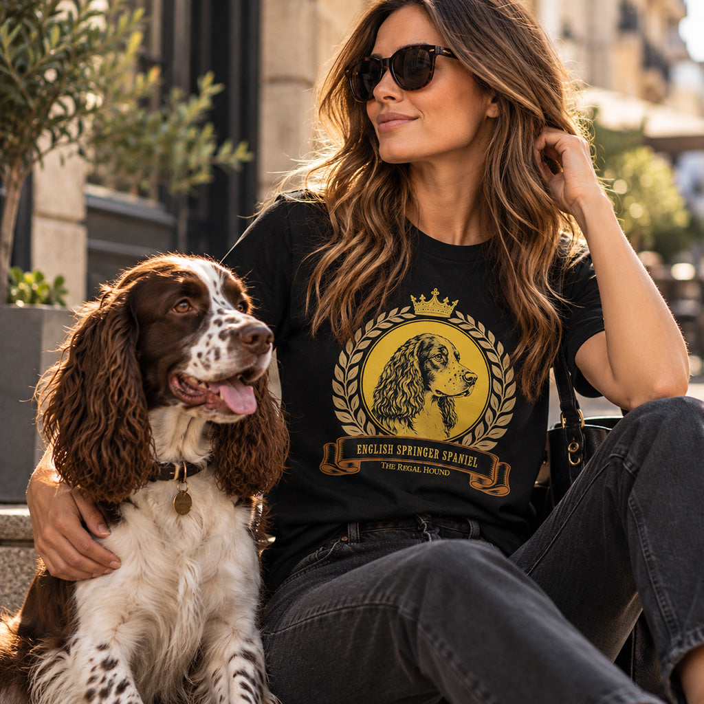 English Springer Spaniel T-shirt - Heritage Crest Essential
