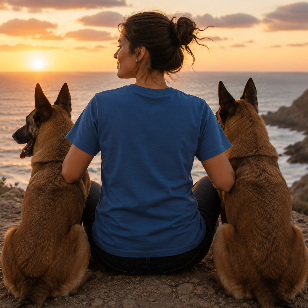 Belgian Malinois T-shirt - Heritage Crest Garment-Dyed