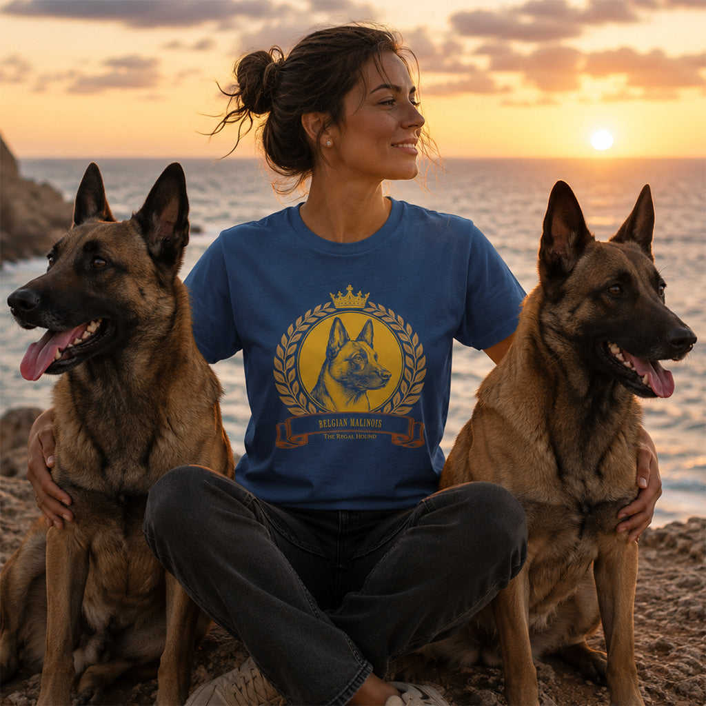 Belgian Malinois T-shirt - Heritage Crest Garment-Dyed