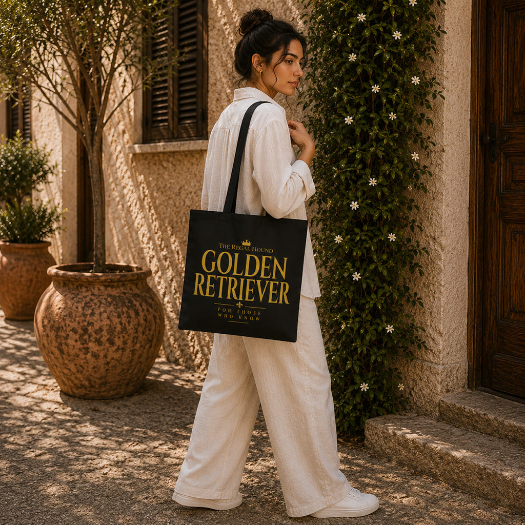 Golden Retriever Tote Bag - Heritage Typography