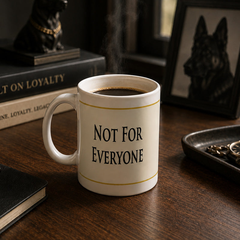 Not For Everyone Mug — Founder Edition