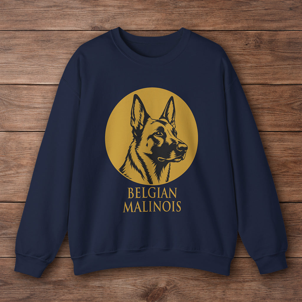 Belgian Malinois Crewneck - Heritage Medallion