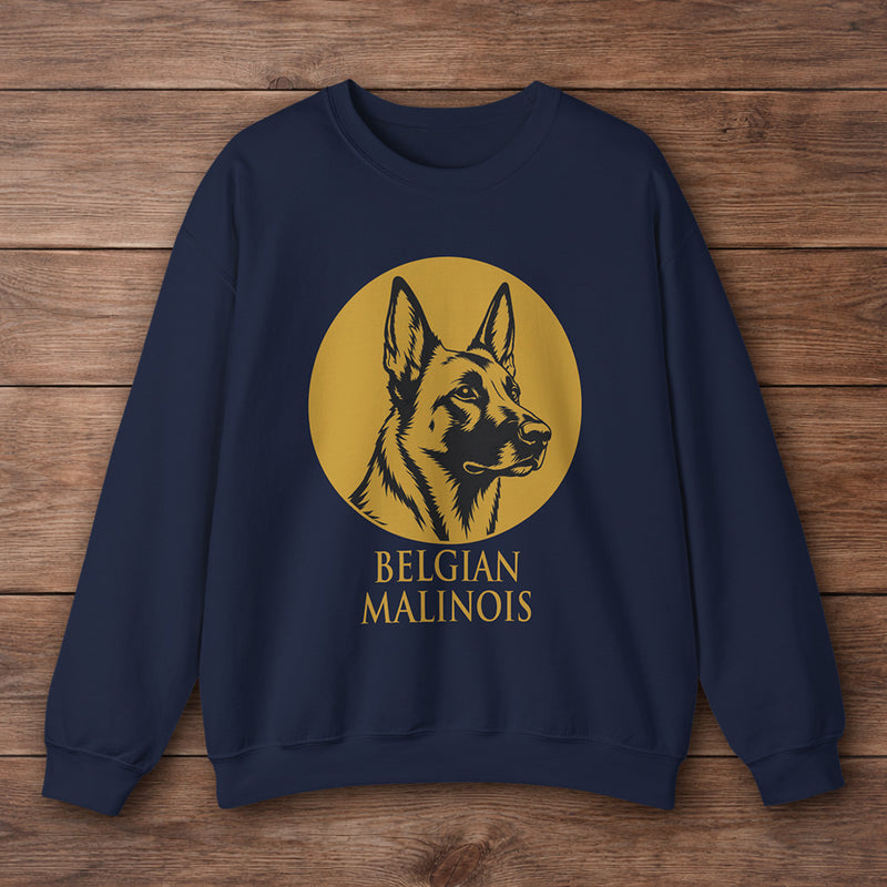 Belgian Malinois Crewneck - Heritage Medallion