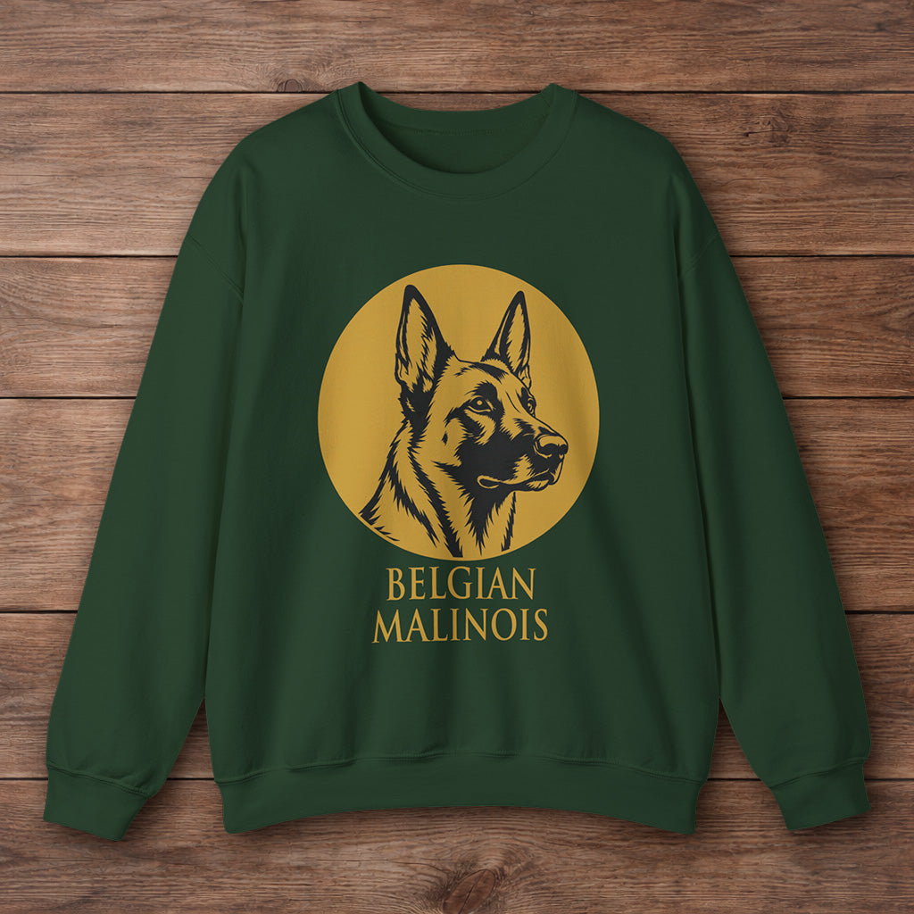 Belgian Malinois Crewneck - Heritage Medallion