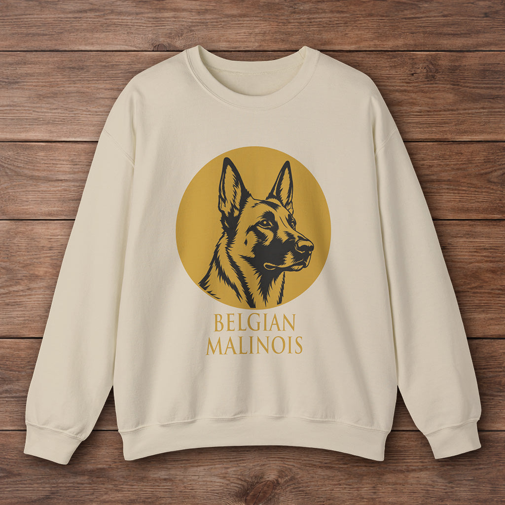 Belgian Malinois Crewneck - Heritage Medallion