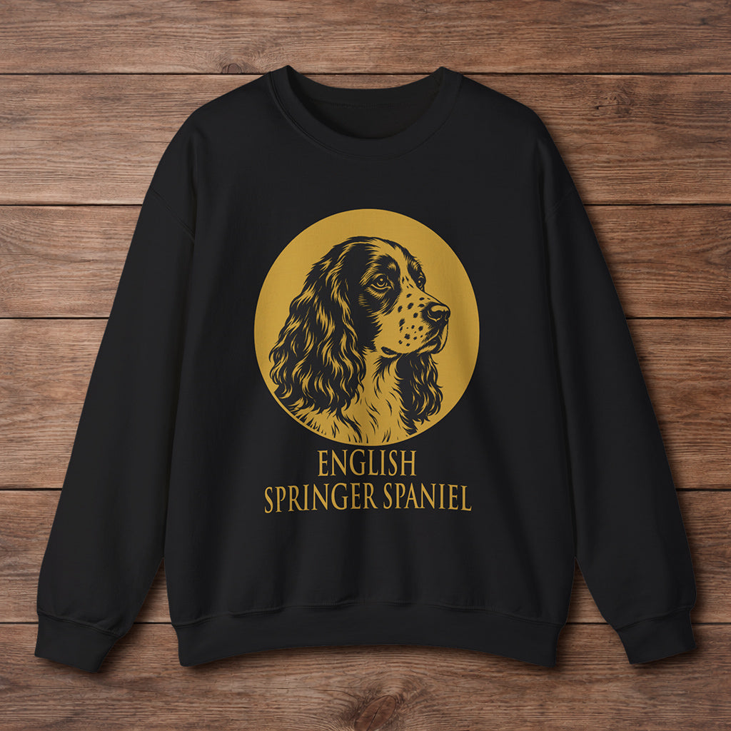 English Springer Spaniel Crewneck - Heritage Medallion