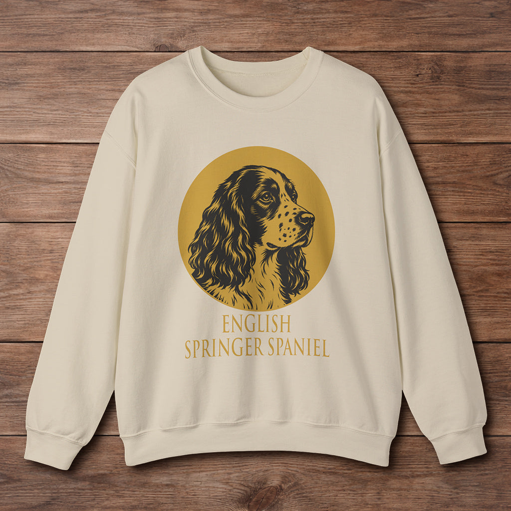 English Springer Spaniel Crewneck - Heritage Medallion
