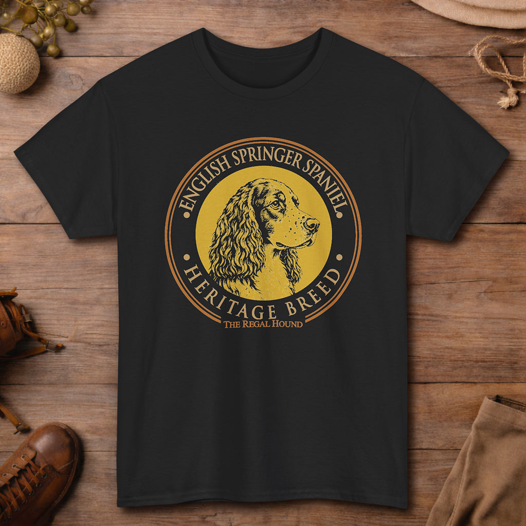 English Springer Spaniel T-shirt - Heritage Badge Essential
