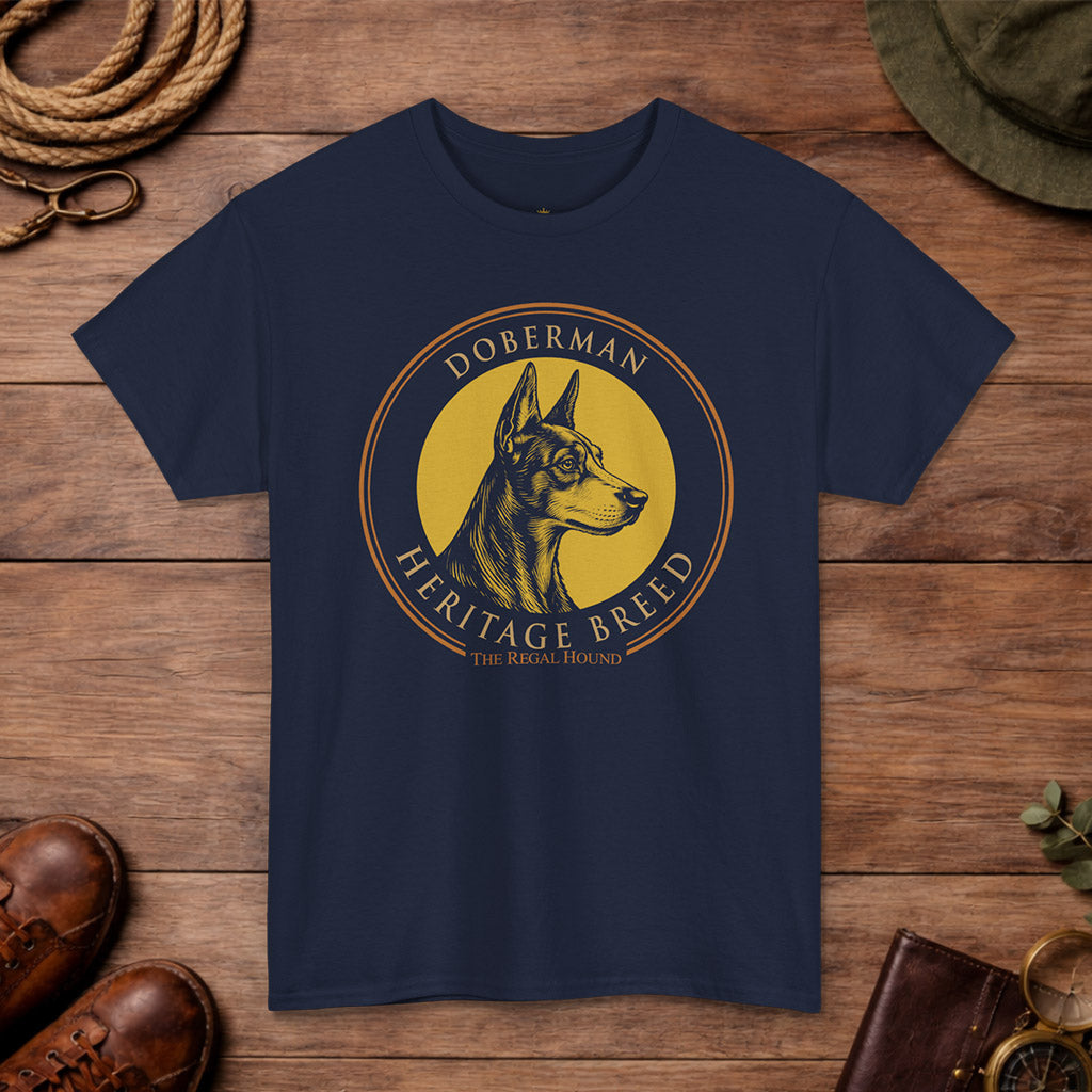 Doberman T-shirt — Heritage Badge Essential