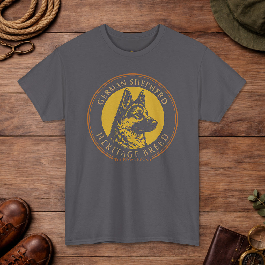 German Shepherd T-shirt — Heritage Badge Essential