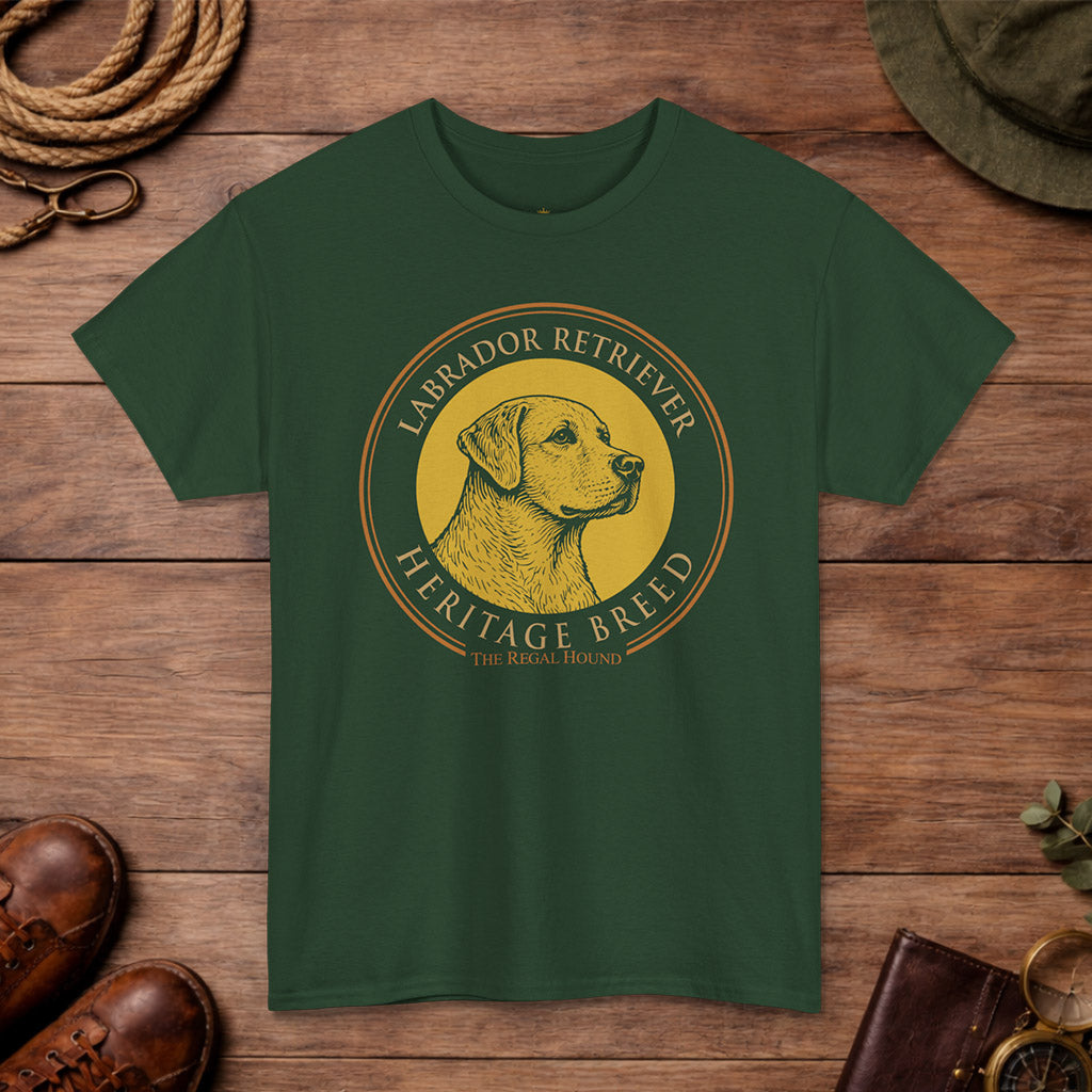 Labrador Retriever T-shirt — Heritage Badge Essential