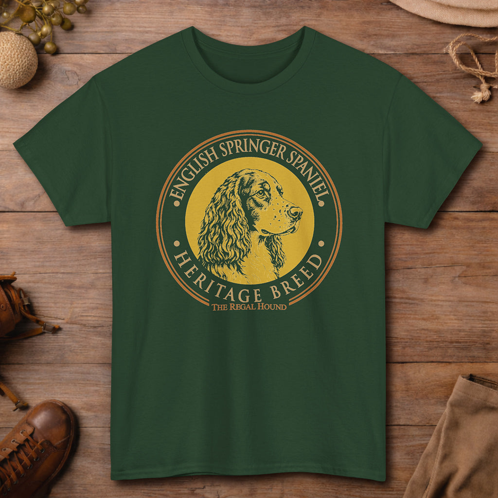 English Springer Spaniel T-shirt - Heritage Badge Essential