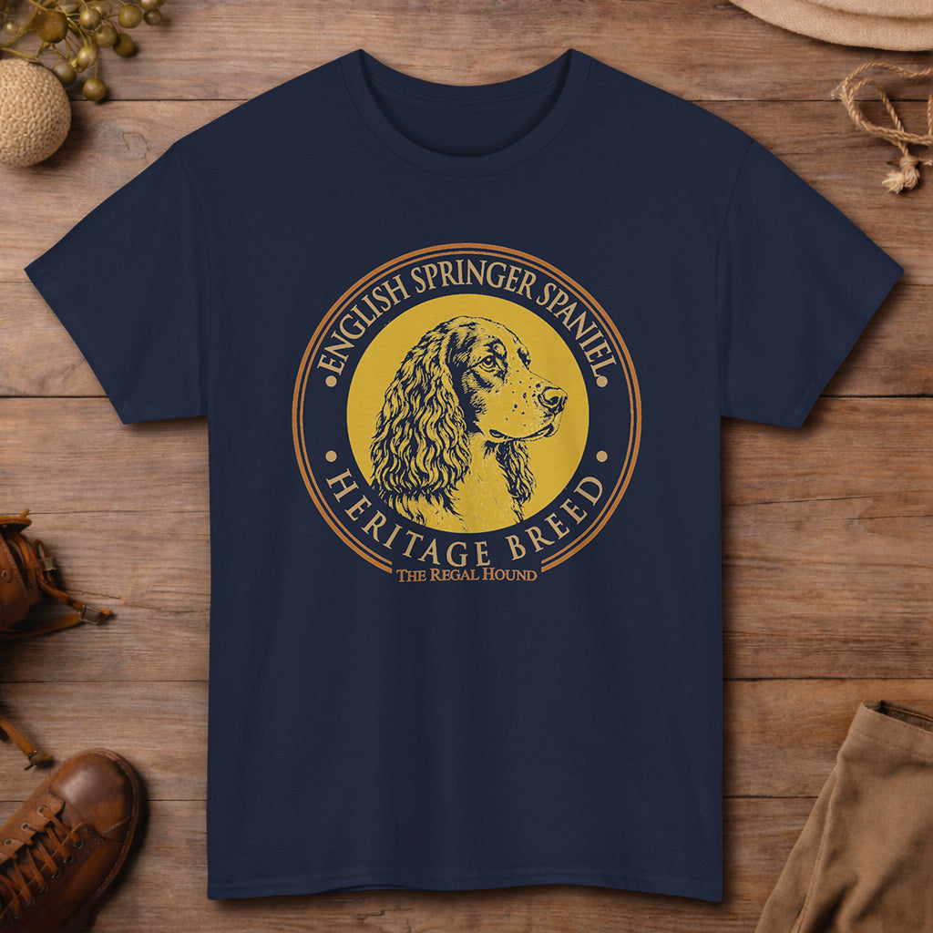 English Springer Spaniel T-shirt - Heritage Badge Essential