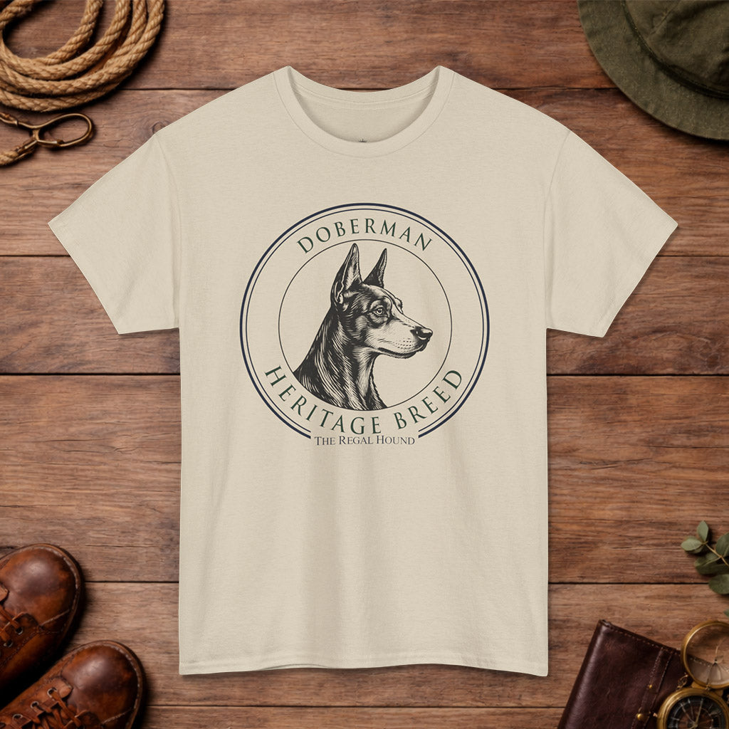 Doberman T-shirt — Heritage Badge Essential