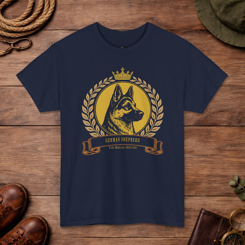 German Shepherd T-shirt — Heritage Crest Essential