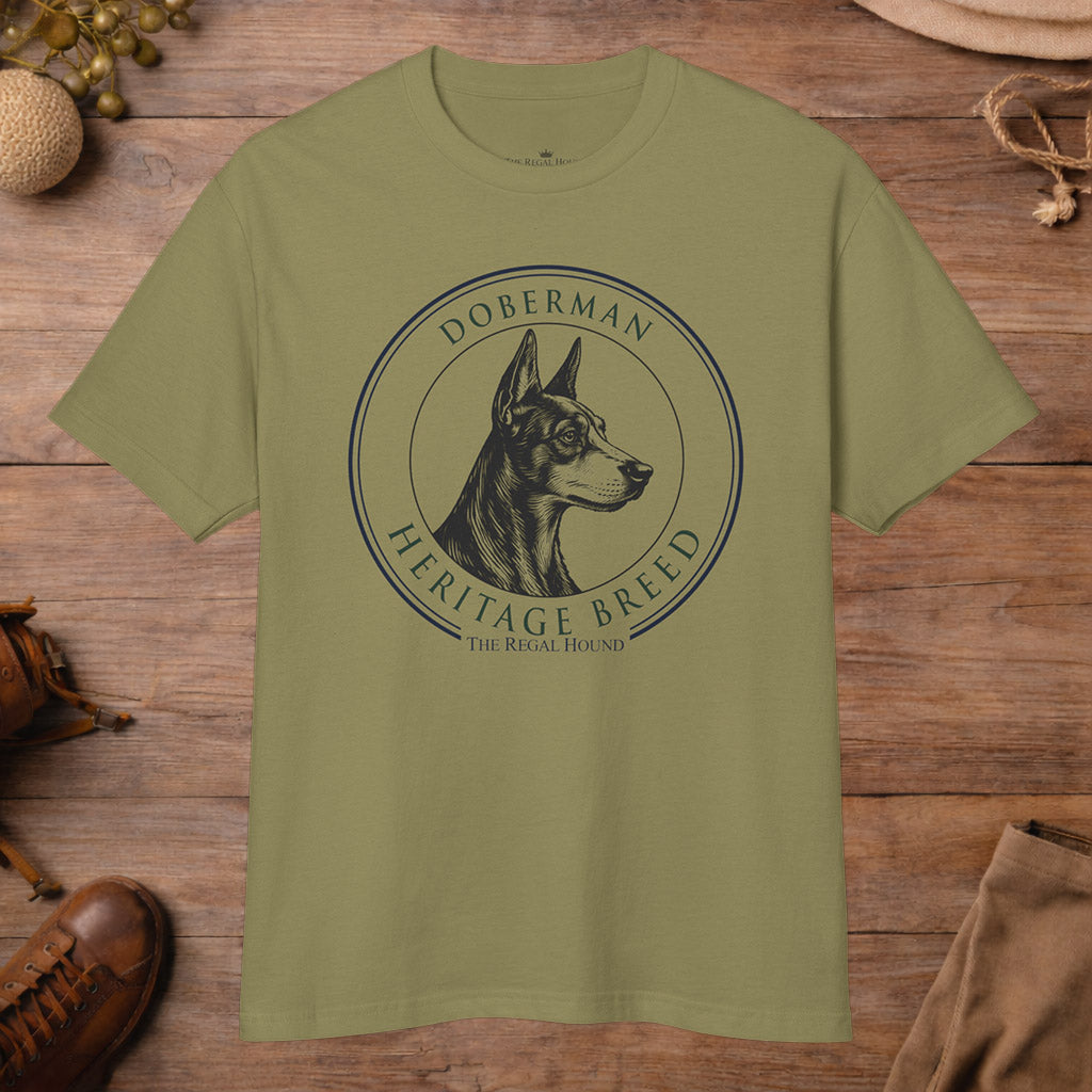 Doberman T-shirt — Heritage Badge Garment-Dyed