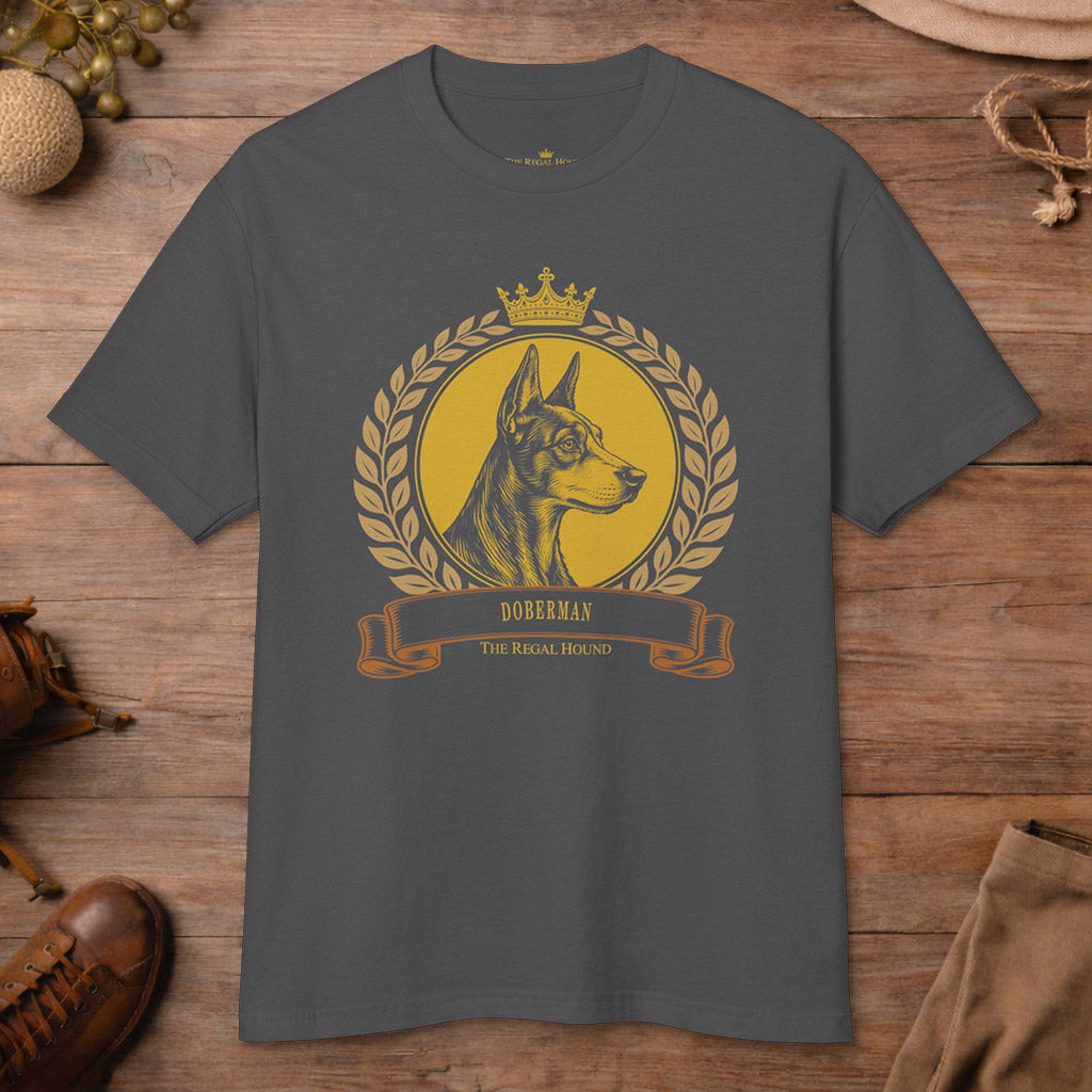 Doberman T-shirt — Heritage Crest Garment-Dyed