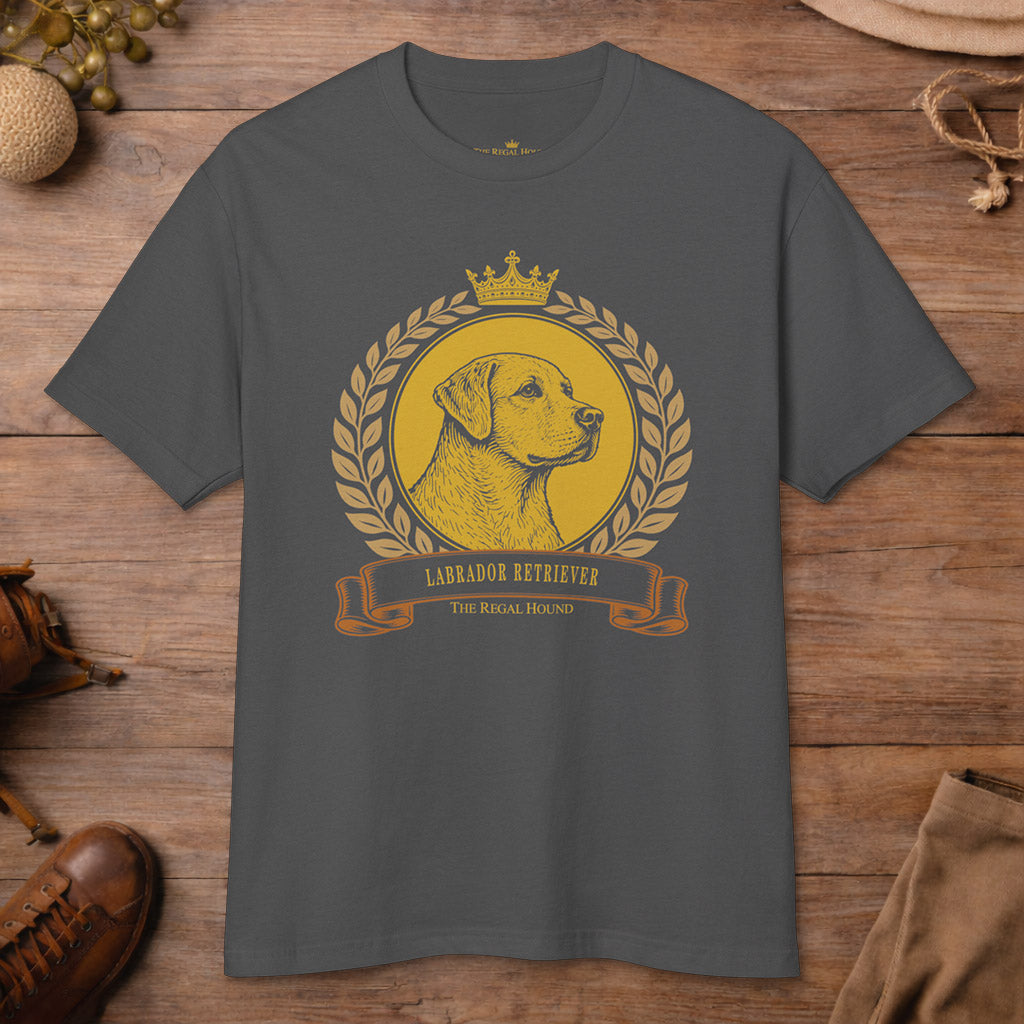 Labrador Retriever T-shirt — Heritage Crest Garment-Dyed