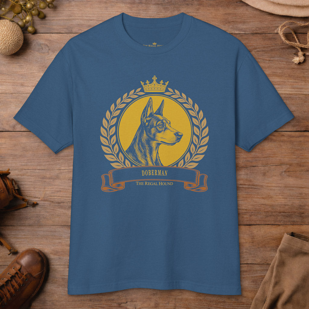 Doberman T-shirt — Heritage Crest Garment-Dyed