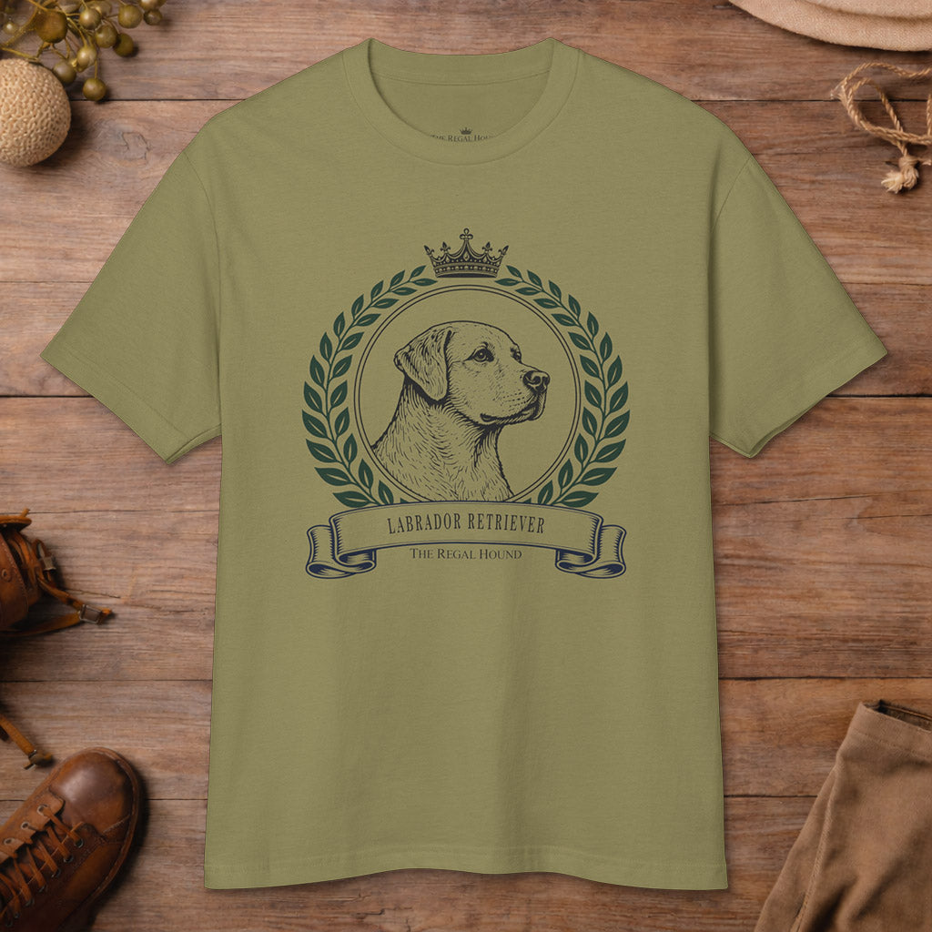 Labrador Retriever T-shirt — Heritage Crest Garment-Dyed